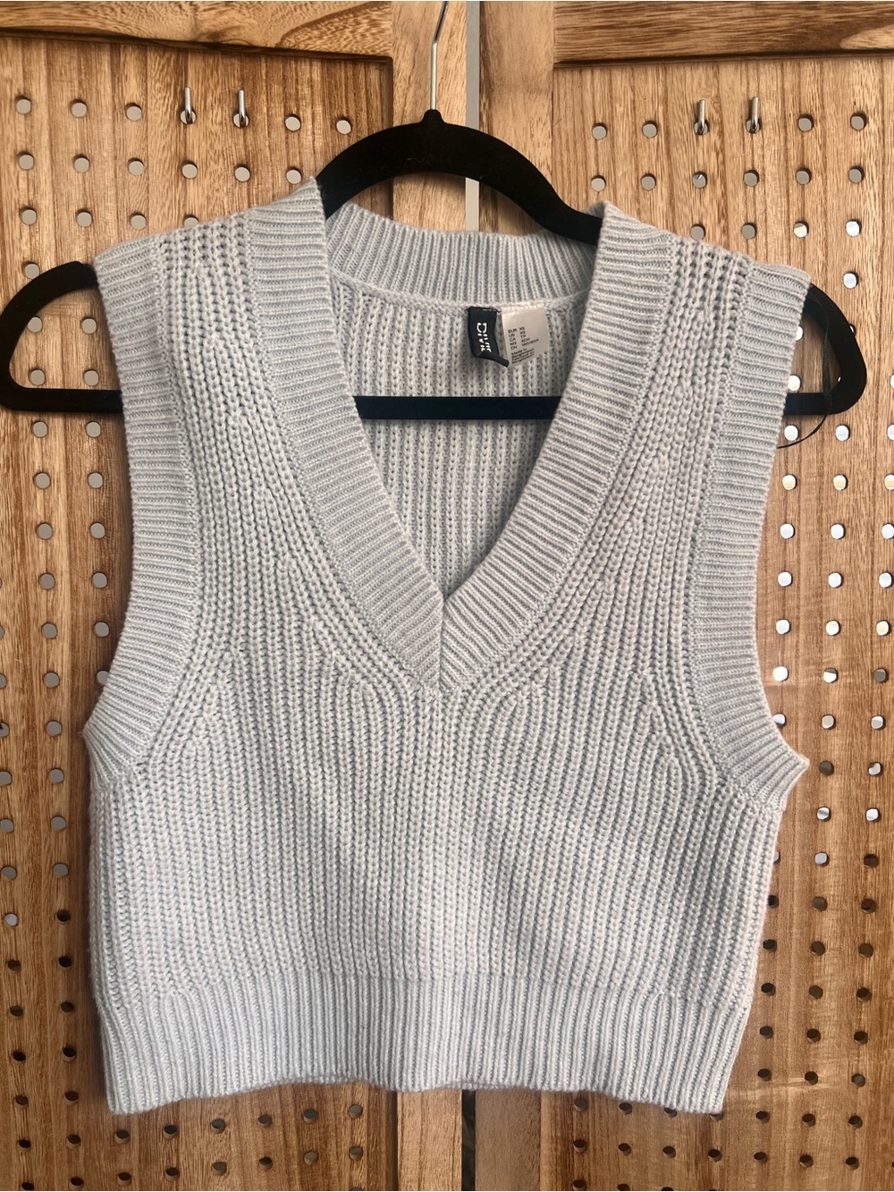 H&M Divided Ribbed Sweater Vest - Size XS